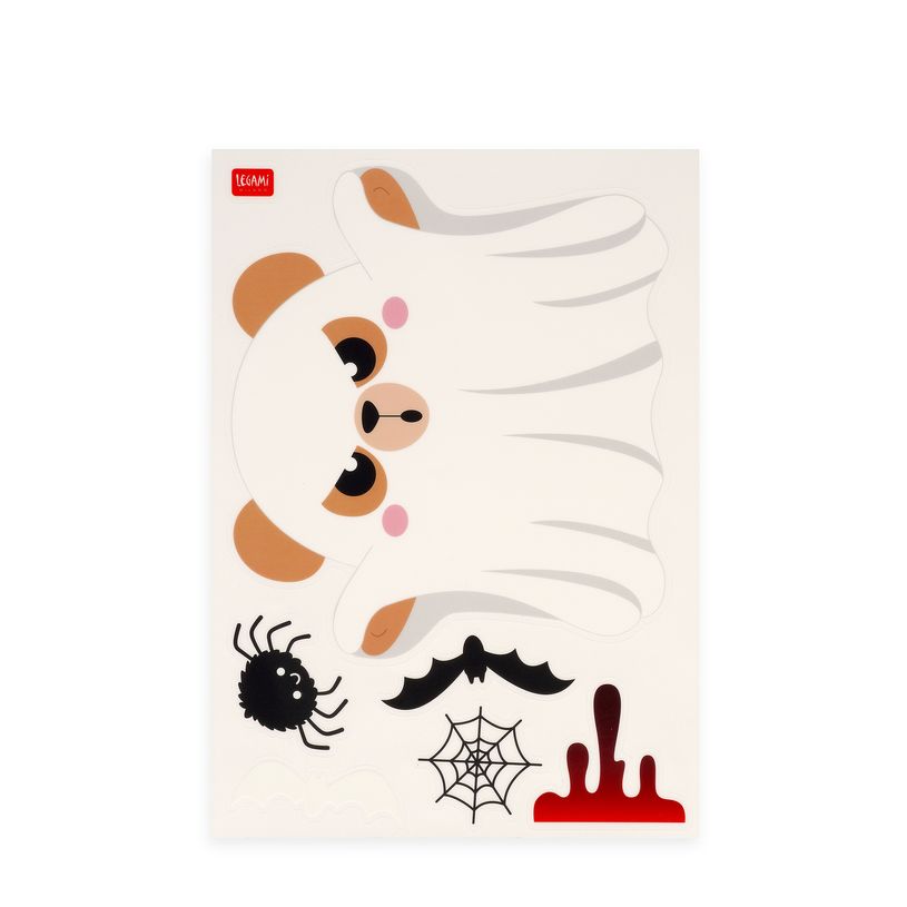 8052694147716-LEGAMI - Set de 40 Autocollants Électrostatiques pour Fenêtre Halloween--6