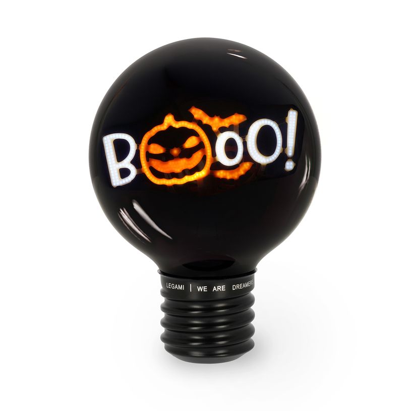 8052694146191-LEGAMI - Lampe de Table en Forme d'Ampoule Pumpkin Booo--1