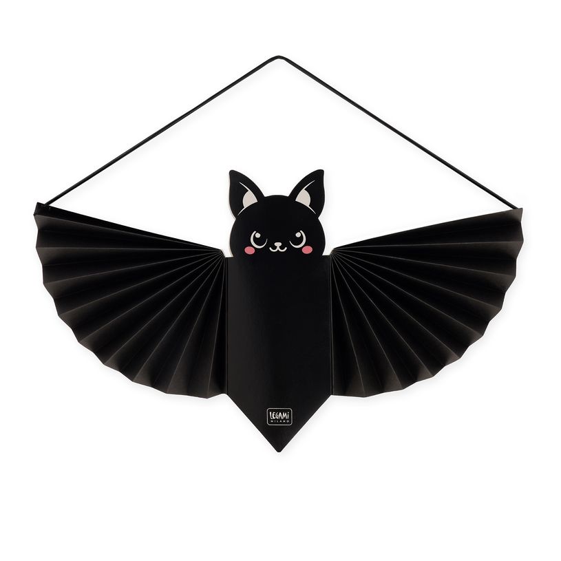 8052694146481-LEGAMI - Set de 3 Décorations en Papier à Suspendre Bat--5