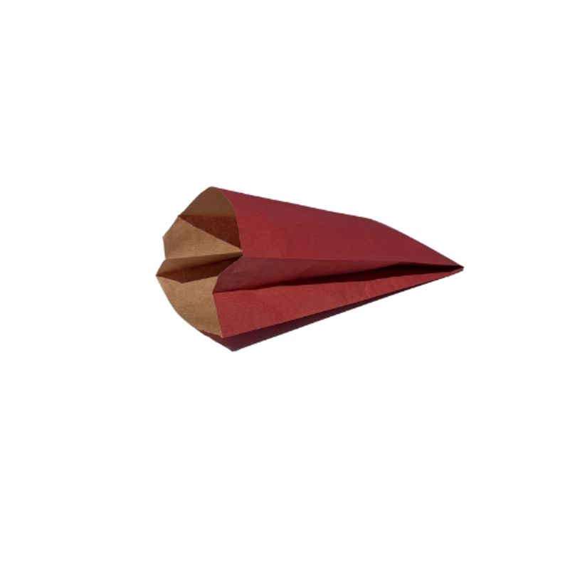 3700030075876-250 Pochettes kraft - sans soufflet - 16 cm x 27 cm - rouge--0
