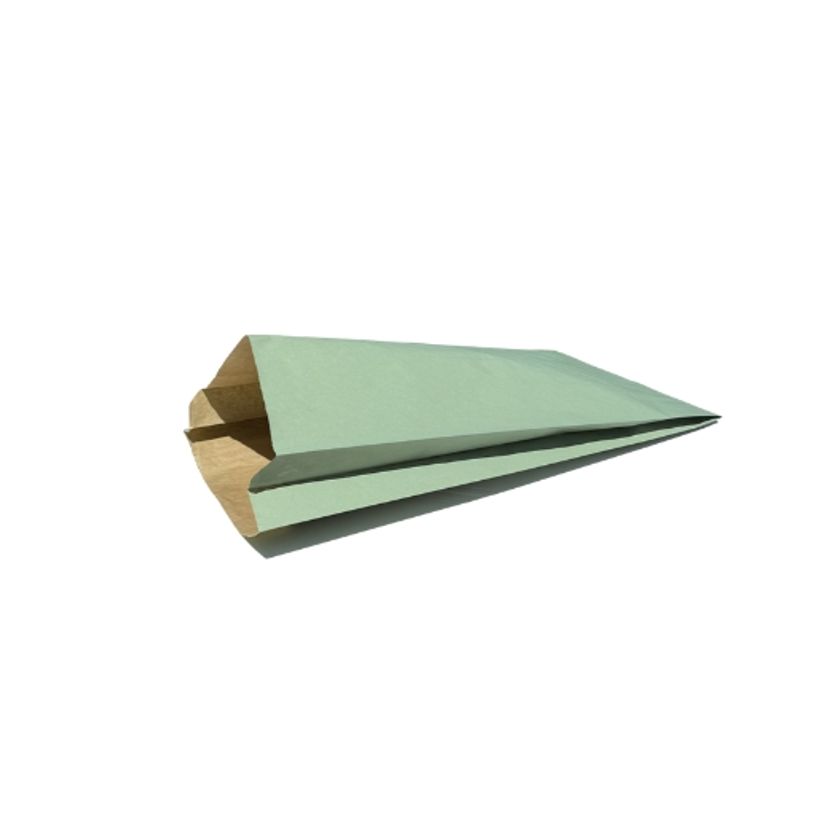 3700030076057-250 Pochettes kraft - sans soufflet - 31 cm x 49 cm - vert--0