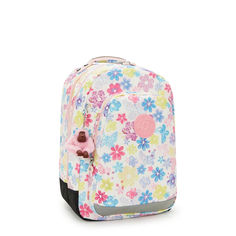 0196013980573-Sac à dos Kipling ClassRoom Flower stamp--0