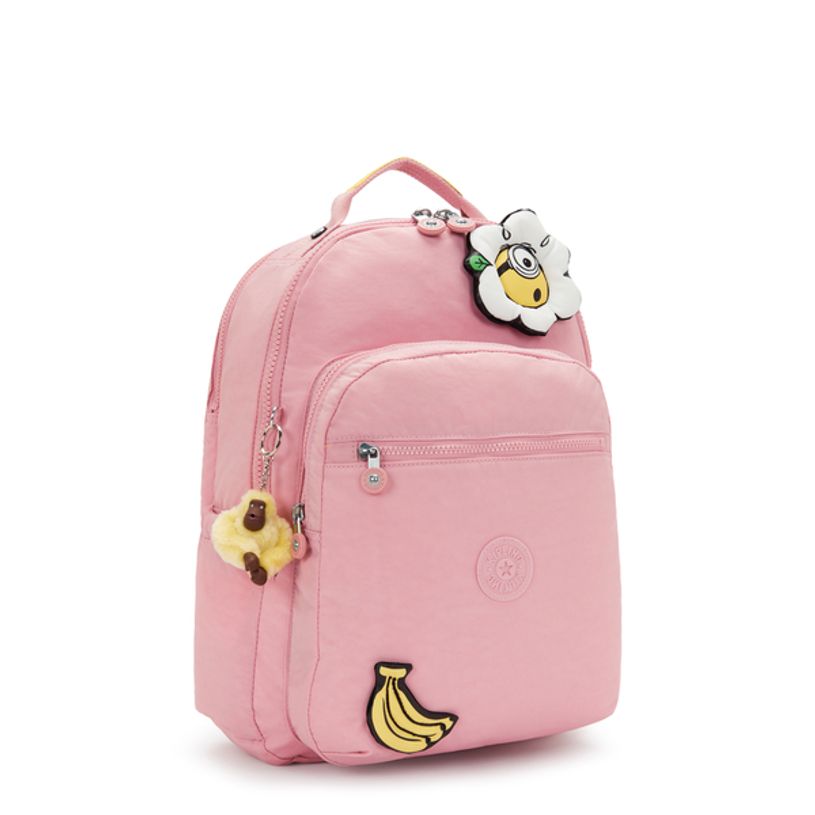 0196247943740-Sac à dos kipling Minion pink daisy seoul--0