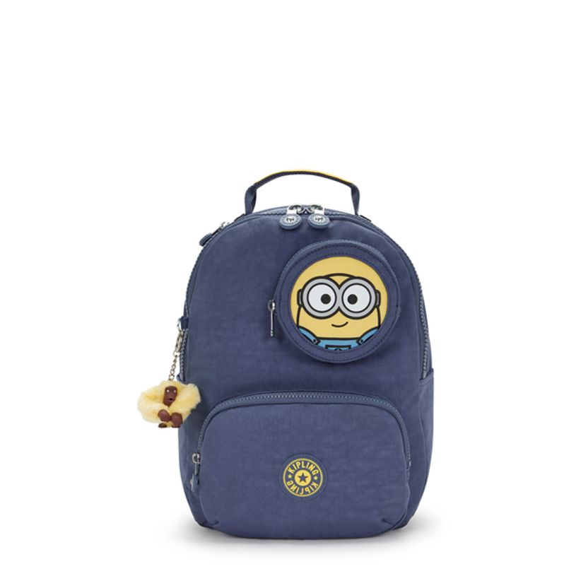 0196247943764-Sac à dos seoul Kipling Minions dungaree blue--0