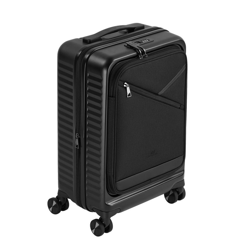 4260709015743-Rivacase Clark Hardshell - Valise cabine rigide extensible 20" - 34 L - noir--1
