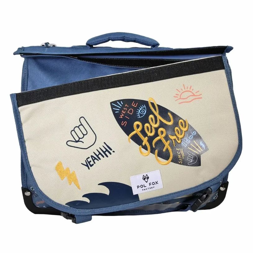 3663842009234-Cartable réversible surf - 38 cm - 2 compartiments - Pol fox--1