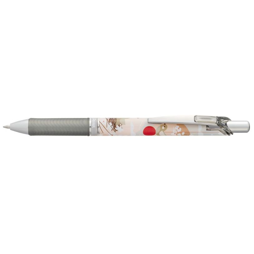 884851115997-Pentel Energel Edition limitée Nature - Roller encre gel rétractable BL77NA - 0,7 mm - Design Sparrow --0