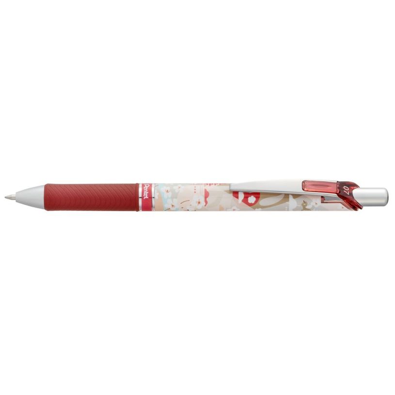 884851116000-Pentel Energel Edition limitée Nature - Roller encre gel rétractable BL77NA - 0,7 mm - Design Landscap--0