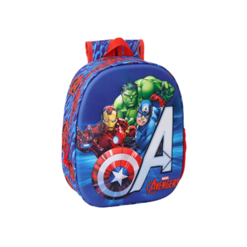 8412688596515-Mochila infantil 3D Safta Avengers--0
