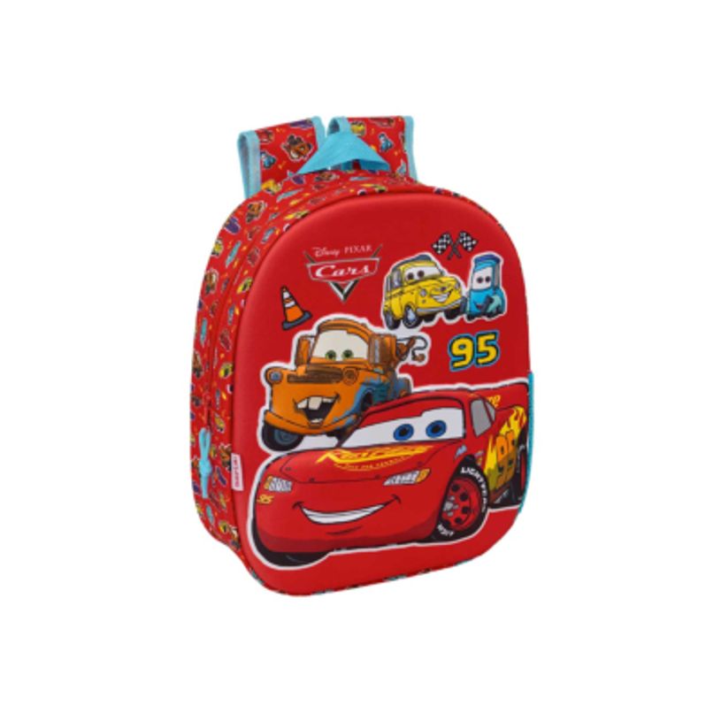 8412688634835-Mochila infantil 3D Safta Cars--0