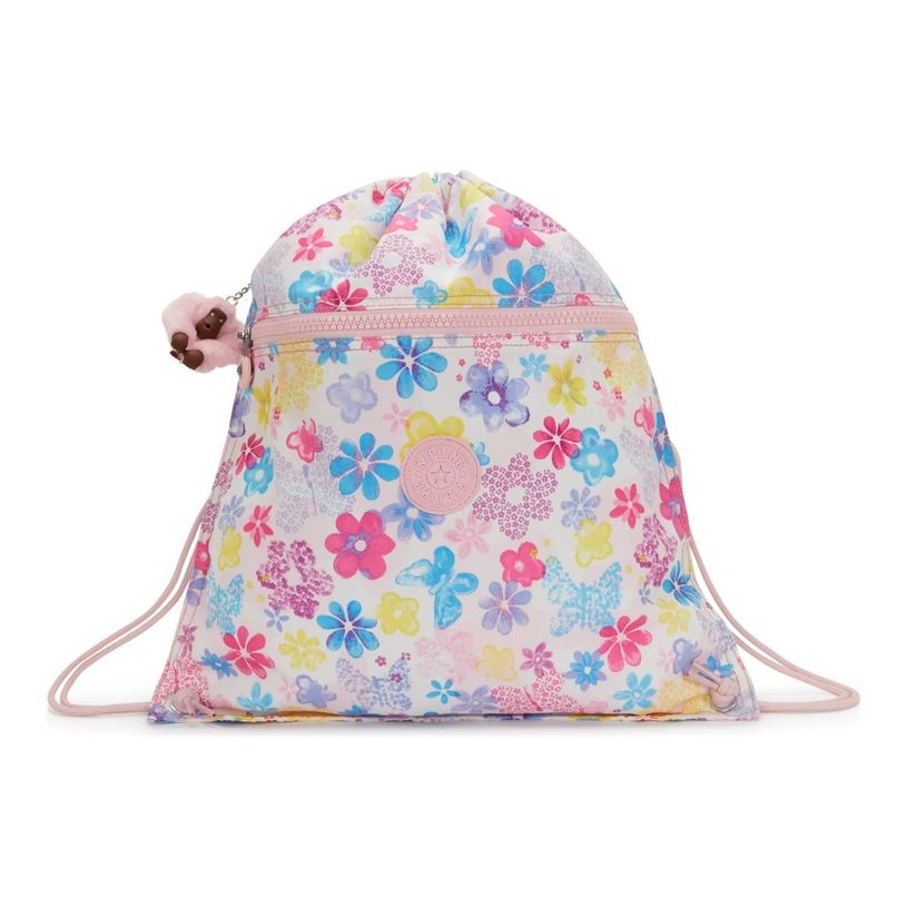 0196013980399-Kipling Back To School collection Supertaboo - Cartable taille M - polyester - Fleurs-P_405274311_1-0