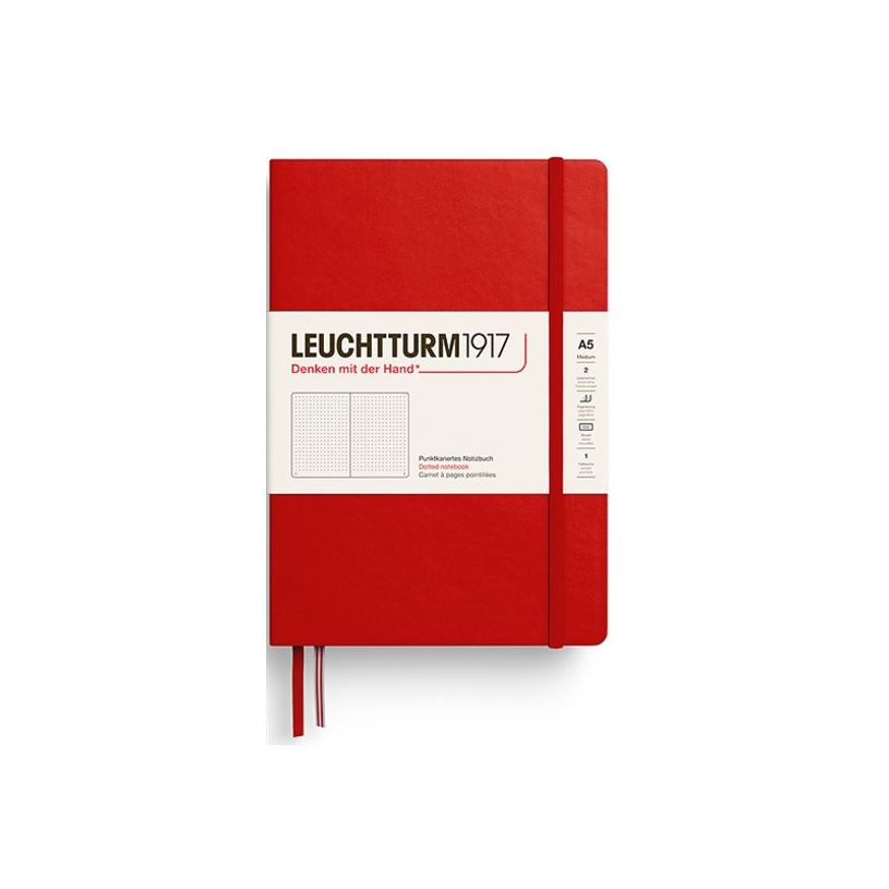 4004117674235-Leuchtturm1917 - Cahier de notes - reliure cousue - moyen - A5 (145 x 210 mm) - 251 pages - papier chamois - -P_405274351_1-0