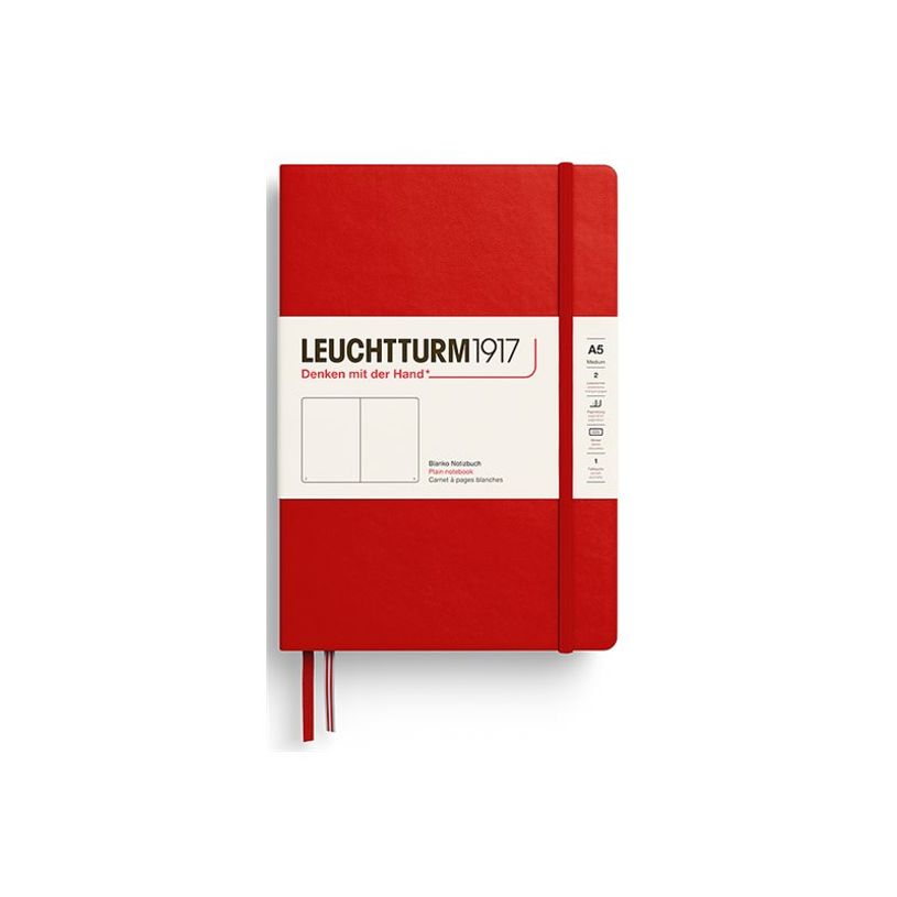 4004117674228-Leuchtturm1917 - Cahier de notes - reliure cousue - moyen - A5 (145 x 210 mm) - 251 pages - papier cha-P_405274352_1-0