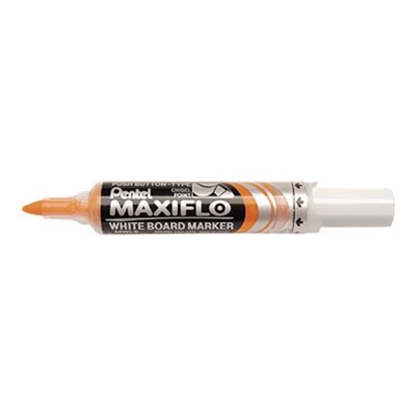 3474374600079-Pentel Maxiflo - Marqueur - pour tableau blanc - jaune - encre à base d'alcool - 5.7 mm-P_405274611_1-0