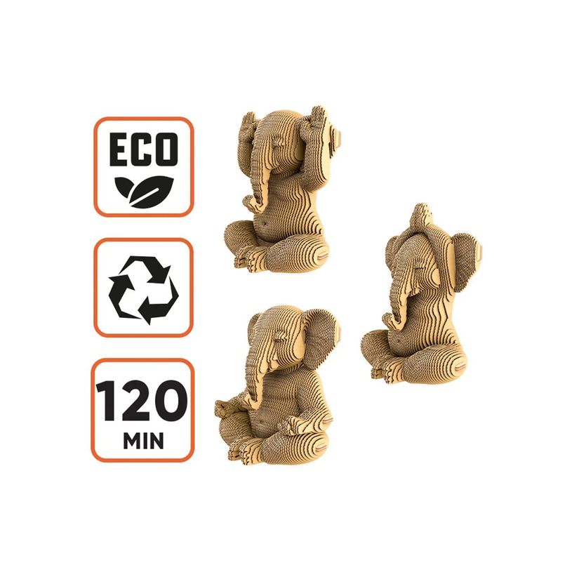 4820191135369-CARTONIC - ZEN ELEPHANTS TRIO - puzzle 3D - 328 pièces-P_405274861_7-3