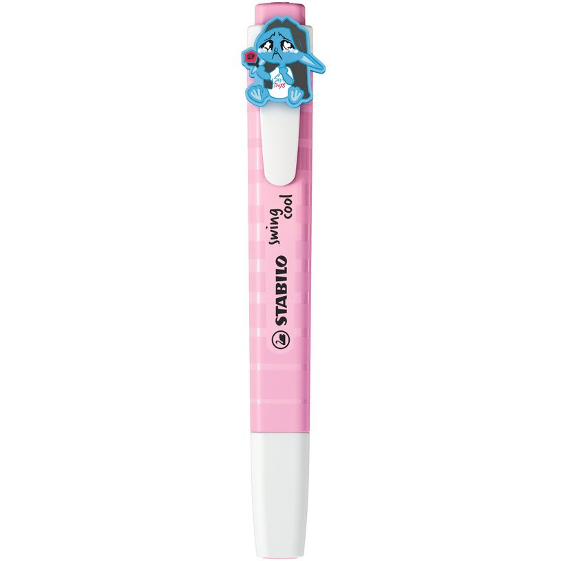4006381632324-STABILO swing cool KPop Demon Hunters - Surligneur - Pack de 3 avec clips charms--1