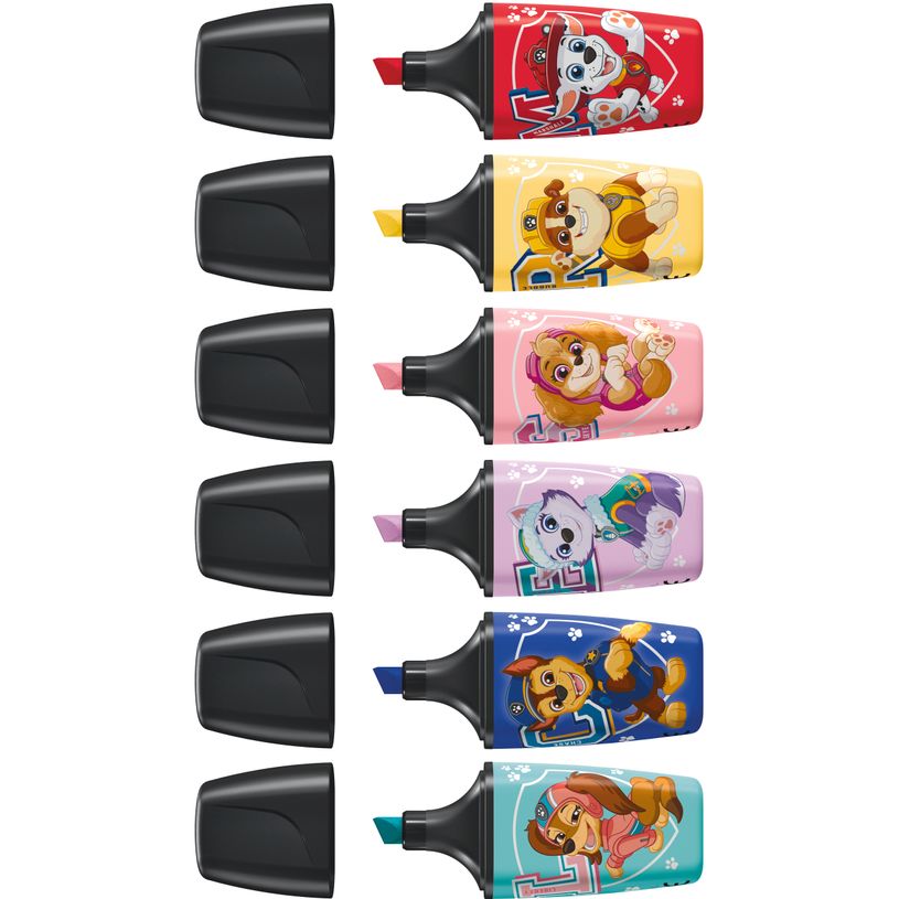 4006381631693-STABILO BOSS MINI Pat' Patrouille - Surligneur - Étui de 6--2