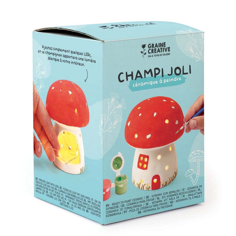 3532436505639-Graine Créative - Kit Céramique Champignon--0
