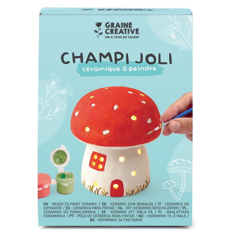 3532436505639-Graine Créative - Kit Céramique Champignon--0