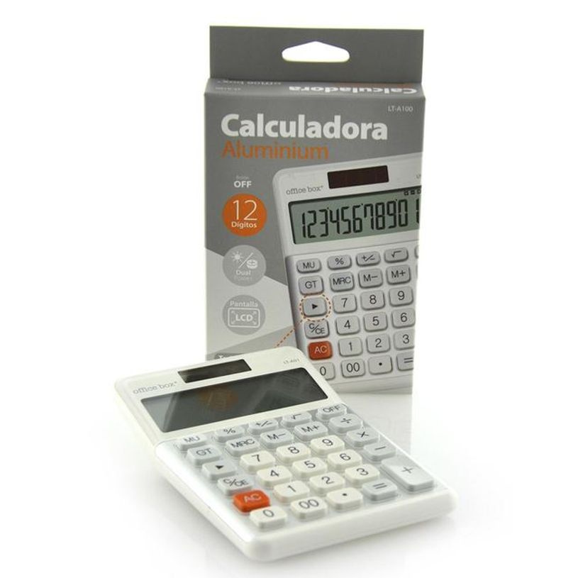 8435258920398-Calculadora de sobremesa Aluminium – 12 dígitos – blanco--0