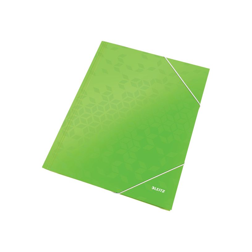 4002432123254-Leitz WOW - Chemise à 3 rabats - pour A4 (210 x 297 mm) - capacité : 250 feuilles - vert-P_405275188_2-0