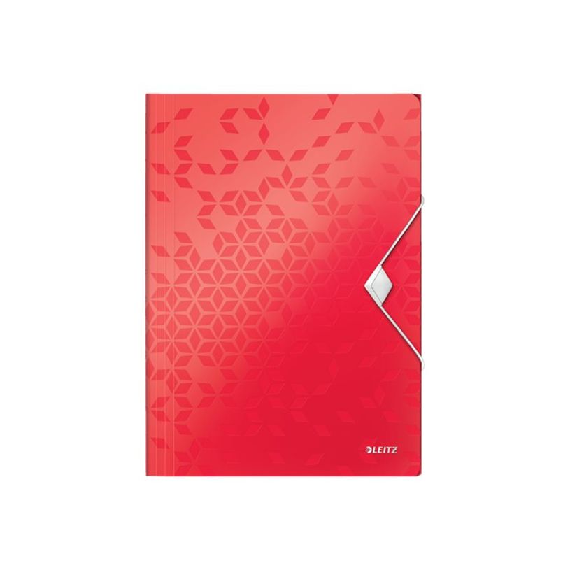 4002432135103-Leitz WOW - Chemise à 3 rabats - pour A4 (210 x 297 mm) - capacité : 150 feuilles - roug-P_405275192_1-0