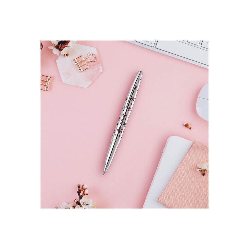 0073228148717-Cross ATX Cherry Blossom - Roller - noir - encre gel-P_405275505_5-4