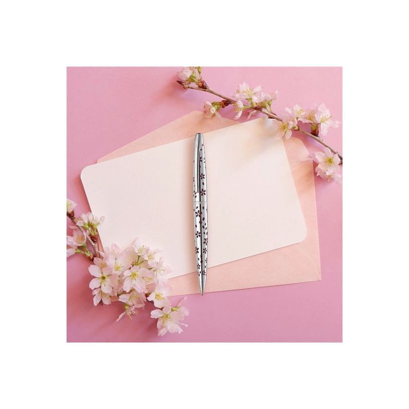 0073228148700-Cross ATX Cherry Blossom - Stylo à bille - sakura motifs - noir - moyen-P_405275506_5-4