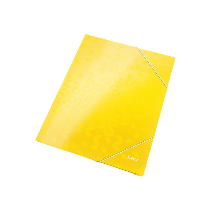 4002432120635-Leitz WOW - Chemise à 3 rabats - pour A4 (210 x 297 mm) - capacité : 250 feuilles - jaun-P_405275786_2-1