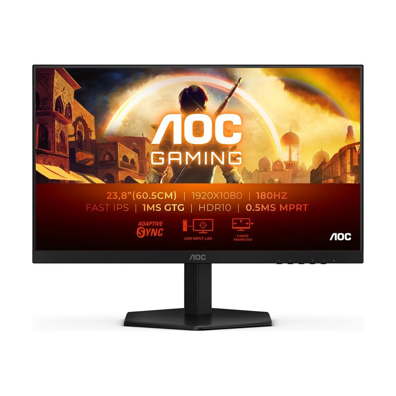 4038986642583-AOC Gaming 24G42E - Écran LED 24" - FHD 180 Hz - Fast IPS - 0,5 ms - noir-P_405275871_5-0