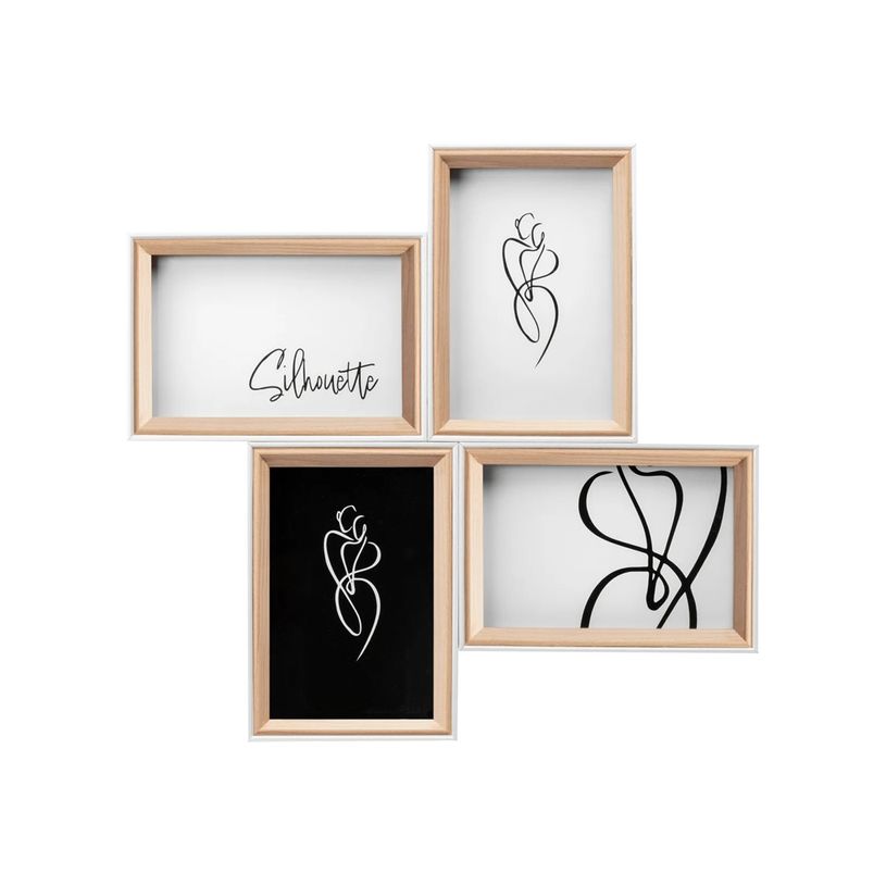 4004122407323-Walther Silhouette - Cadre photo - Conçu pour : 4 x 6 pouces (10 x 15 cm) - bois, MDF - r-P_405275902_1-0