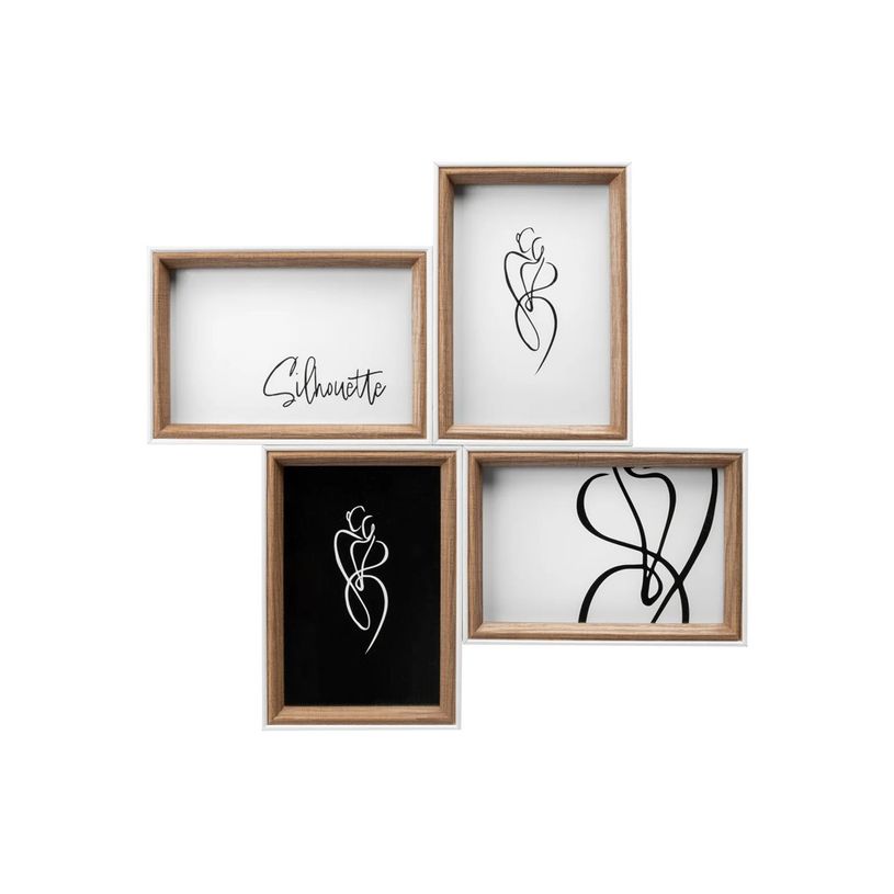 4004122407330-Walther Silhouette - Cadre photo - Conçu pour : 4 x 4 x 6 pouces (10 x 15 cm) - bois, MDF-P_405275903_3-2