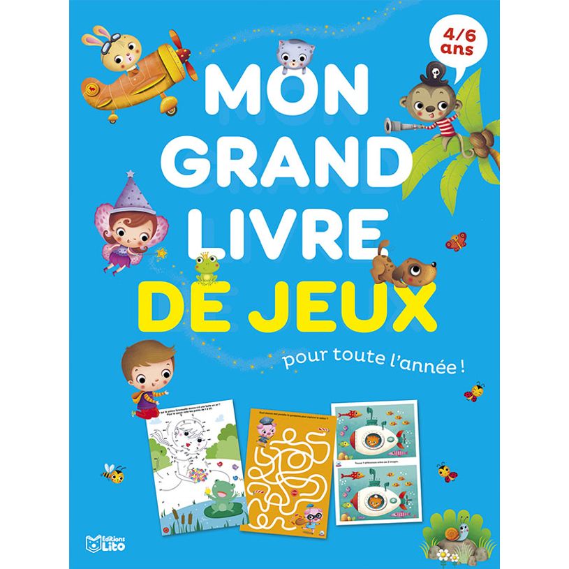 9782244802350-Mon grand livre de jeux: pour toute l'année ! - 4-6 ans--0