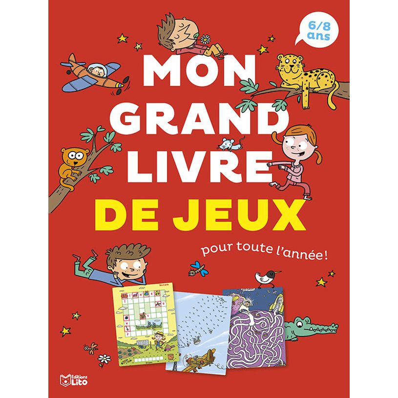 9782244802343-Mon grand livre de jeux: pour toute l'année ! - 6-8 ans--0
