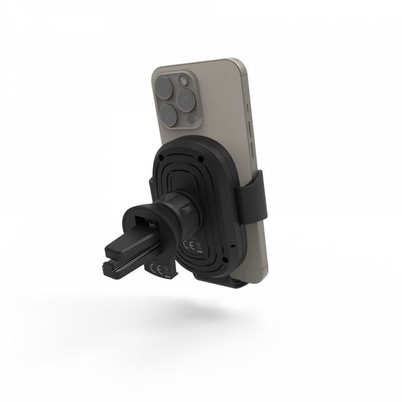 3701263525046-JAYM - Support voiture universel - Fixation grille - Charge induction universelle - 15W - Câble USB-C --2