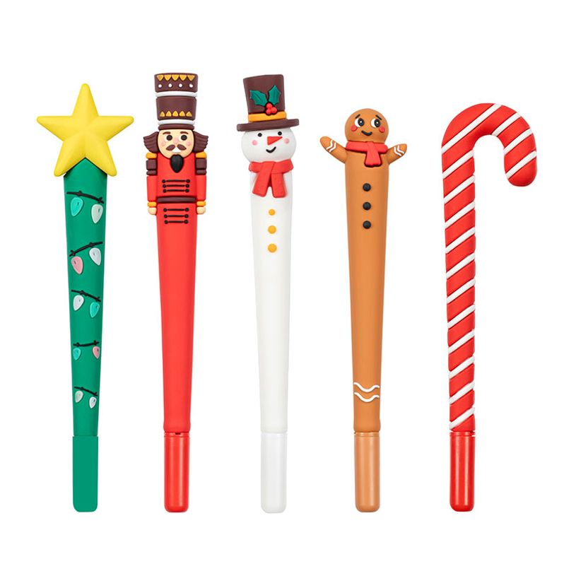3135251885001-Viquel - Stylo bille Noël silicone - Disponible en différents modèles--5