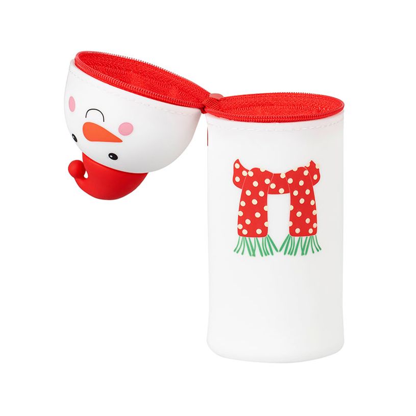 3135252775004-Viquel - Trousse pot à crayons Noël en silicone - Disponible en différents modèles--1