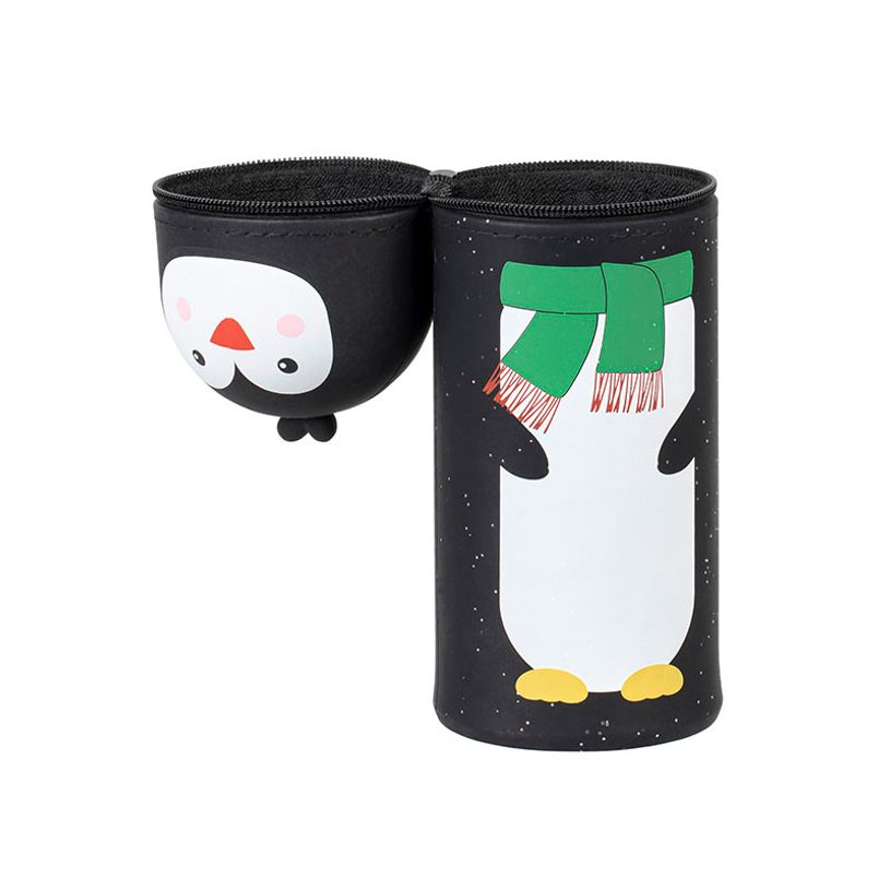 3135252775004-Viquel - Trousse pot à crayons Noël en silicone - Disponible en différents modèles--3