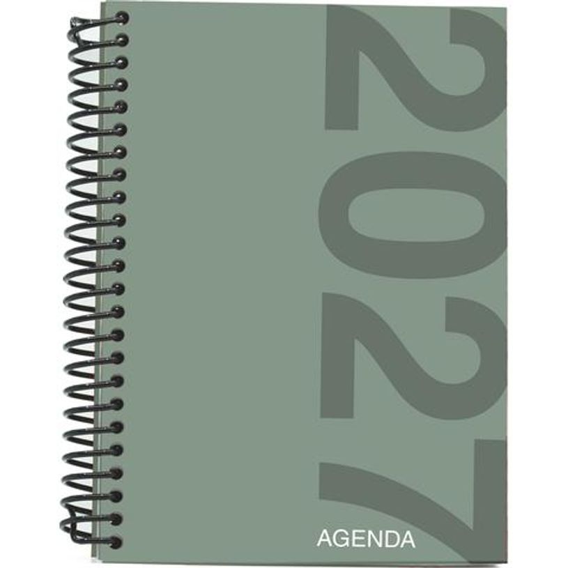 8435603323263-Agenda anual Mimbek 2027 A5 día por página tapa de polipropileno Verde Tierra--0