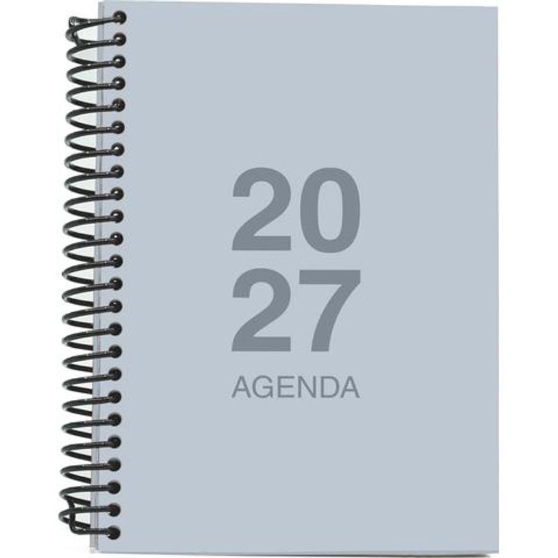 8435603323799-Agenda anual Mimbek 2027 A6 día por página tapa de polipropileno Azul--0