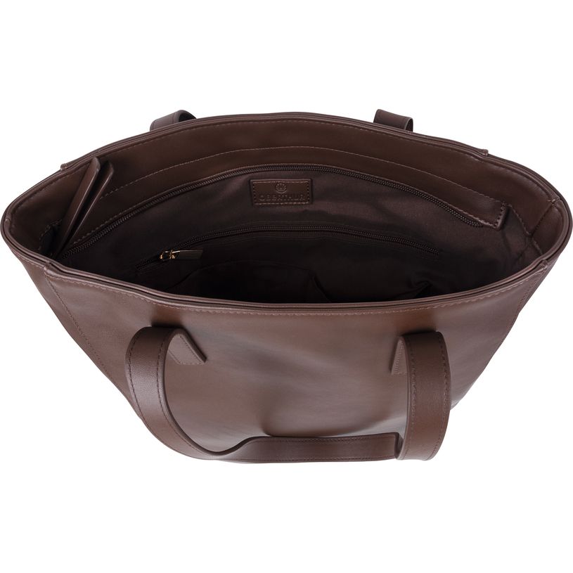 3664447236261-Lisbonne - Sac cabas ordinateur 15,6'' - marron--2