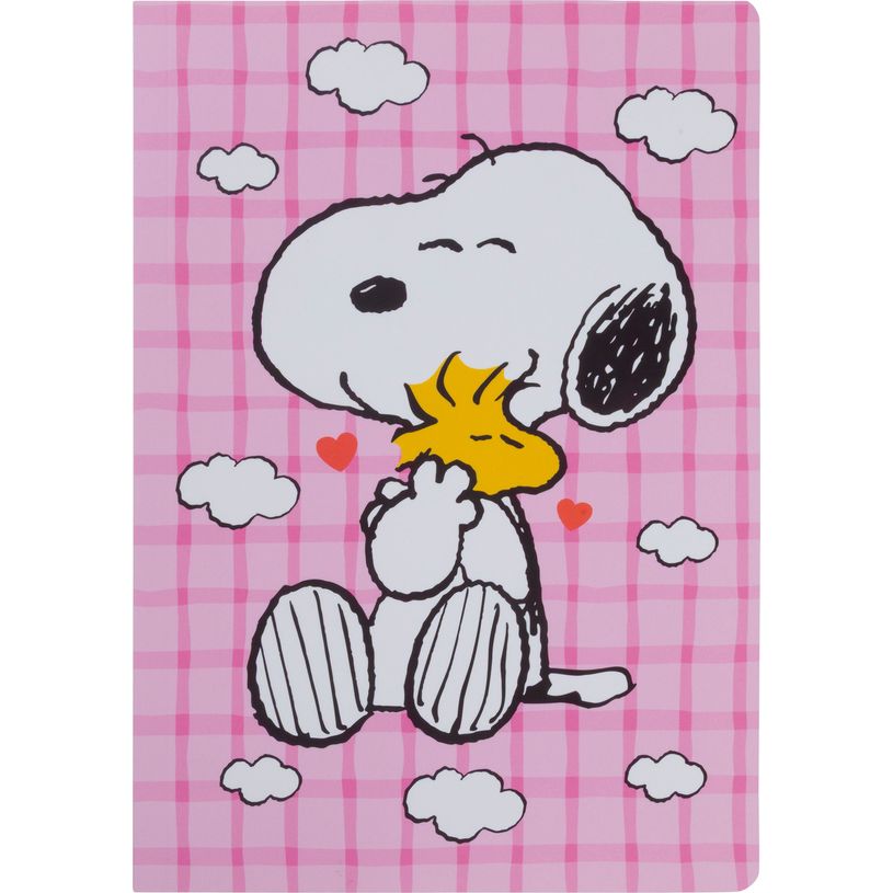 3664447237374-Peanuts - Carnet A5 Souple Ligné Illustré - Le Câlin - 128 Pages--0