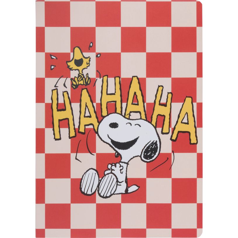 3664447237428-Peanuts - Carnet A5 Souple Ligné Illustré - Rires - 128 Pages--0