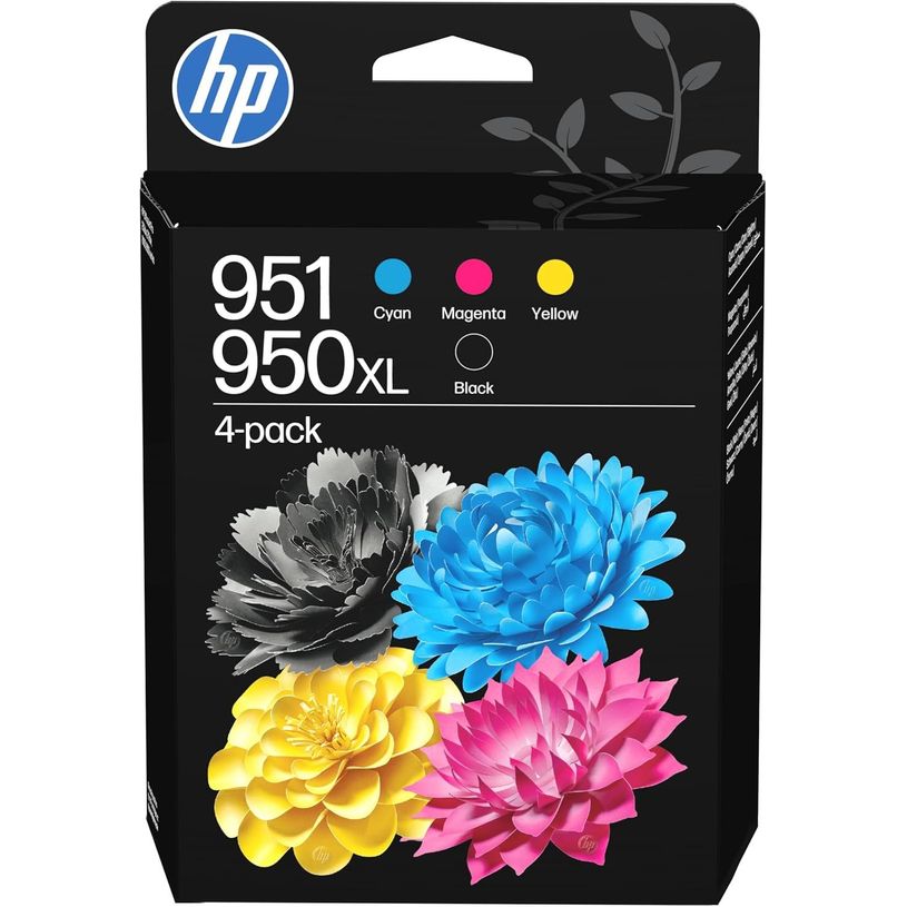 0199764139788-HP 950XL/951 - Pack de 2 - noir et 3 couleurs - cartouche d'encre originale--0