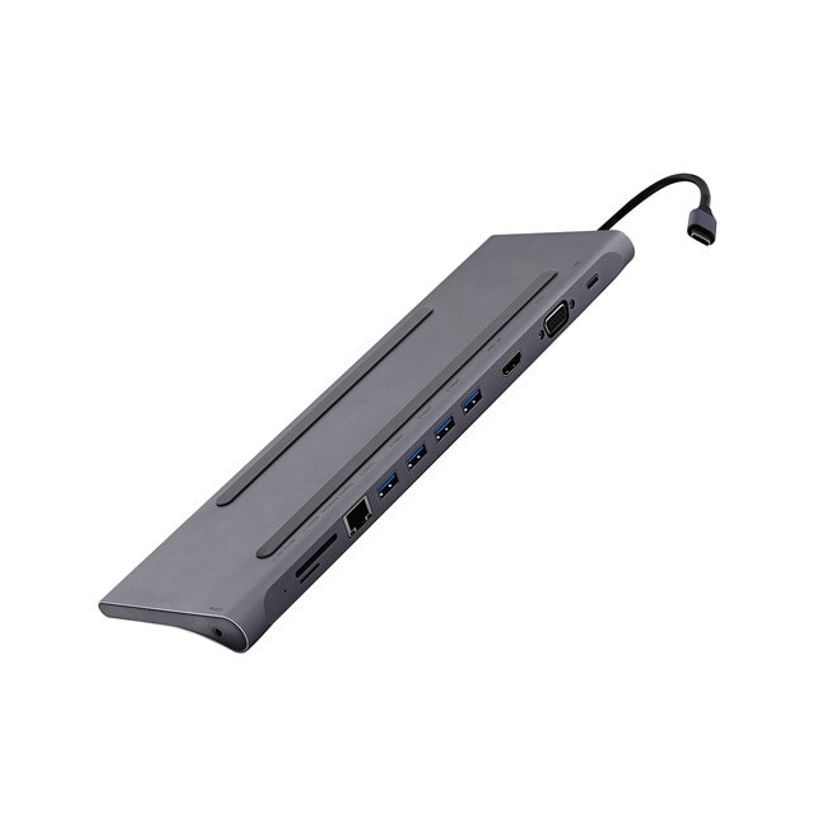 3303170099636-T'nB Station d'accueil USB-C 11-en-1 iClick Aluminium--1
