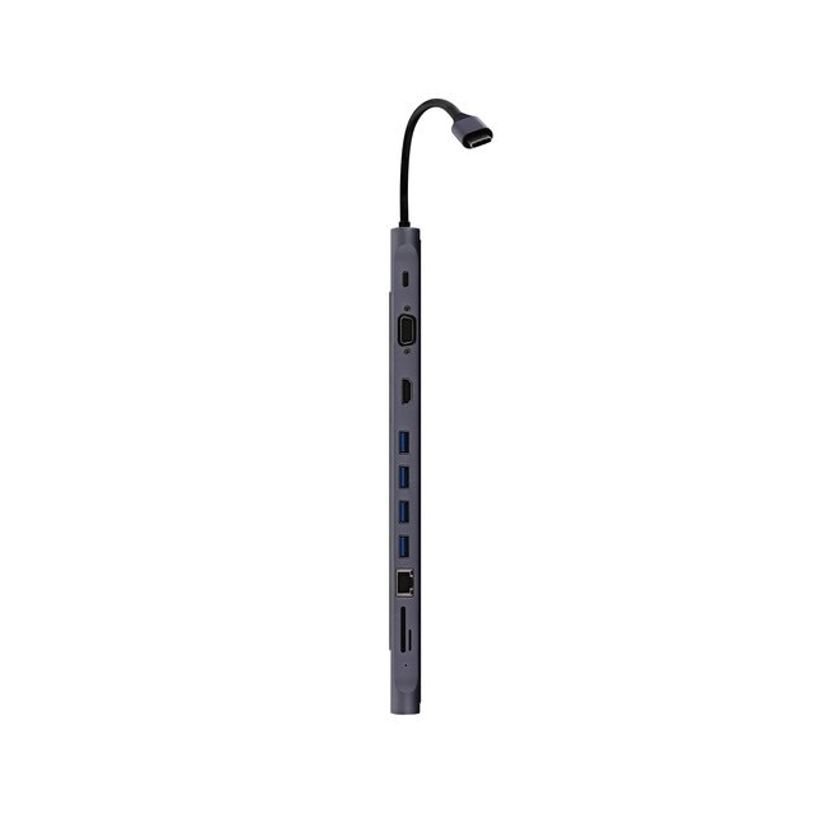 3303170099636-T'nB Station d'accueil USB-C 11-en-1 iClick Aluminium--0