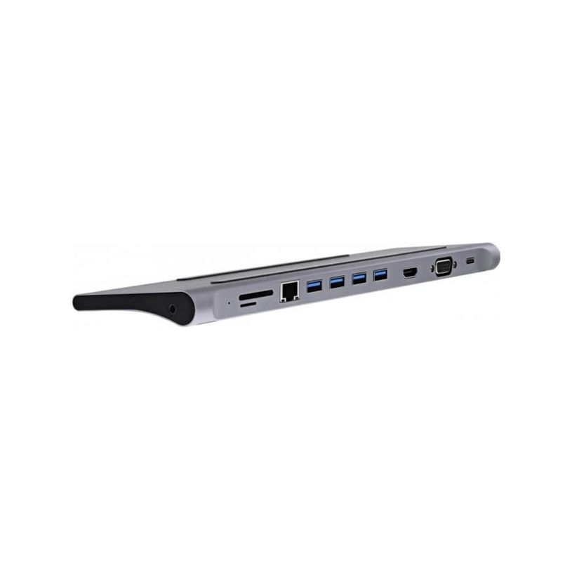 3303170099636-T'nB Station d'accueil USB-C 11-en-1 iClick Aluminium--2