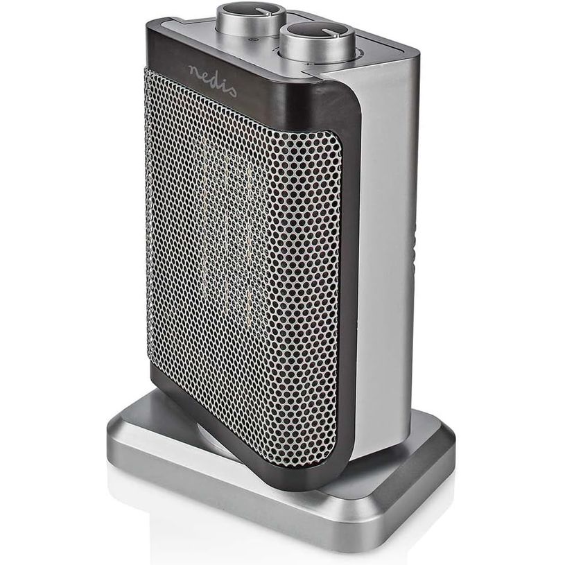 5412810404742-Nédis - Mini radiateur soufflant - céramique - 1000/1500 W - 2 modes de chauffe - Thermostat réglable - Rota--2