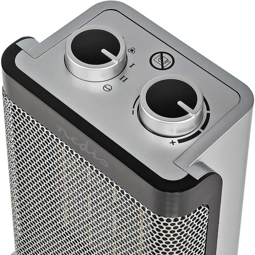 5412810404742-Nédis - Mini radiateur soufflant - céramique - 1000/1500 W - 2 modes de chauffe - Thermostat réglable - Rota--4