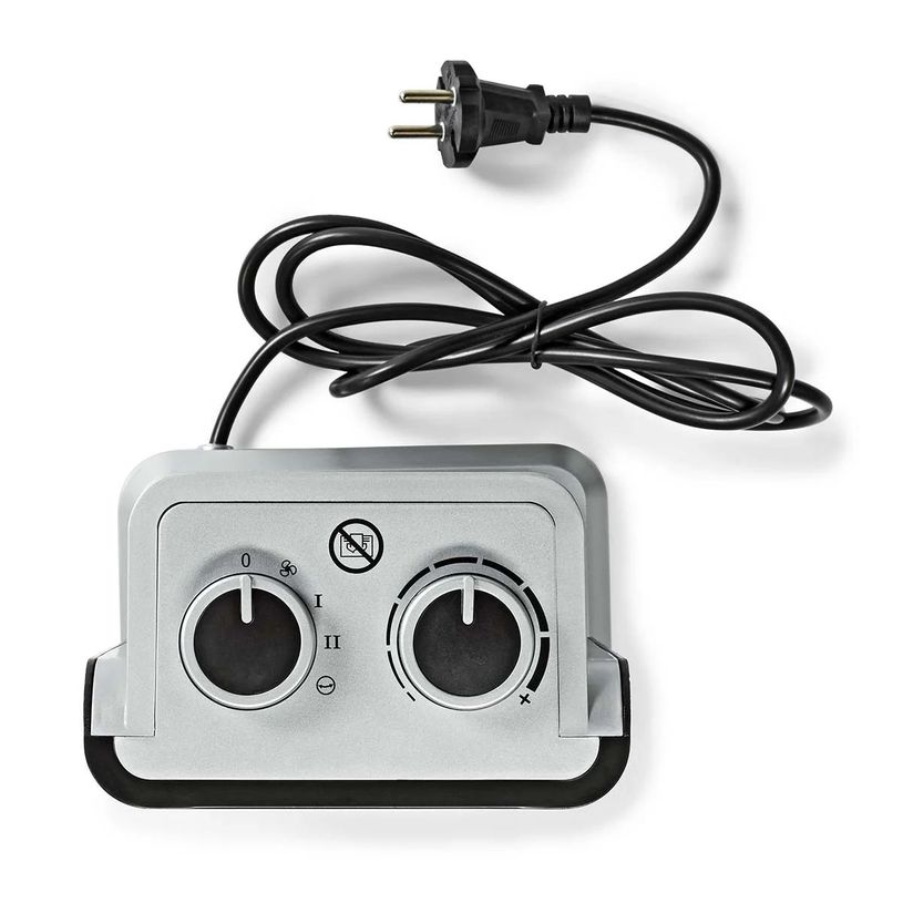 5412810404742-Nédis - Mini radiateur soufflant - céramique - 1000/1500 W - 2 modes de chauffe - Thermostat réglable - Rota--7